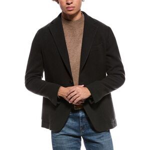 Eleventy Mens 100% Cashmere Soft Jacket, Black